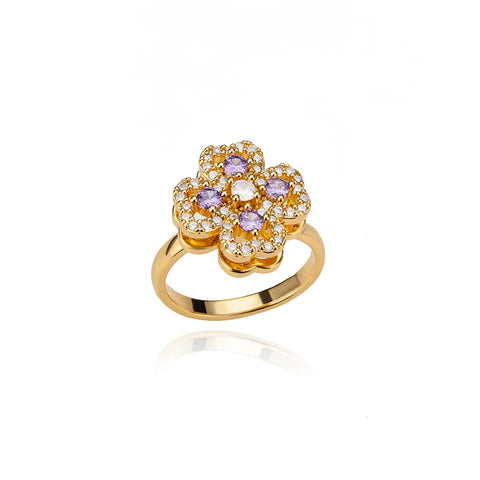 Classic Twist Chain Open Rings for Women - Zircon Stainless Steel Geometric Couple Ring