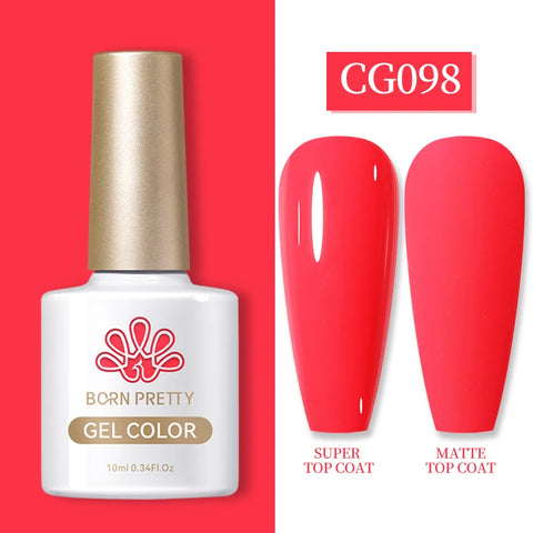 BORN PRETTY 10ML Nail Gel Polish - Semi Permanent Manicure Varnish