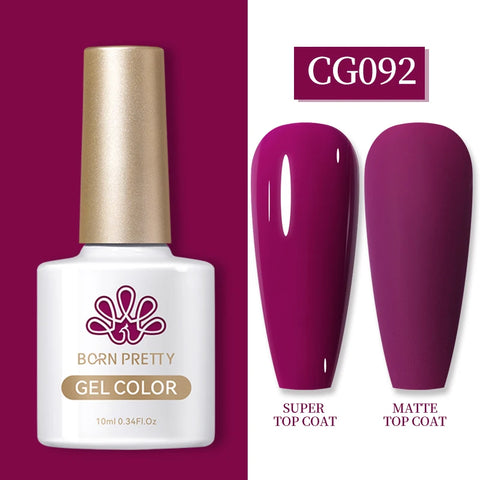 BORN PRETTY 10ML Nail Gel Polish - Semi Permanent Manicure Varnish