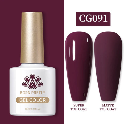 BORN PRETTY 10ML Nail Gel Polish - Semi Permanent Manicure Varnish