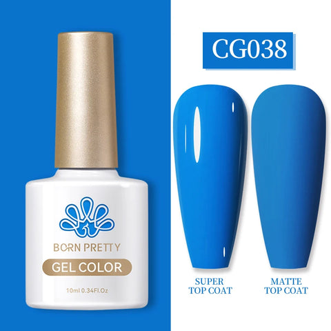 BORN PRETTY 10ML Nail Gel Polish - Semi Permanent Manicure Varnish