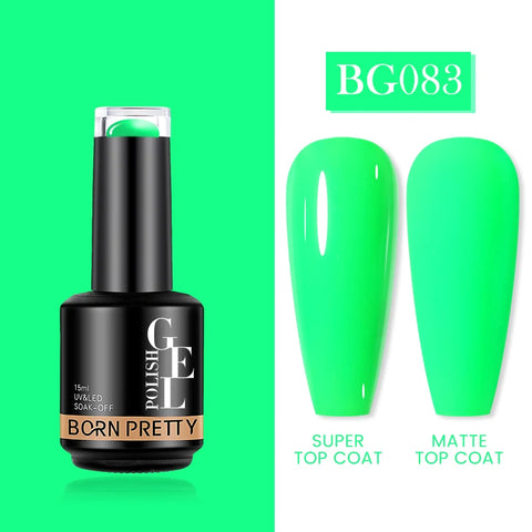 BORN PRETTY Milky Pink Rubber Base Gel Nail Polish