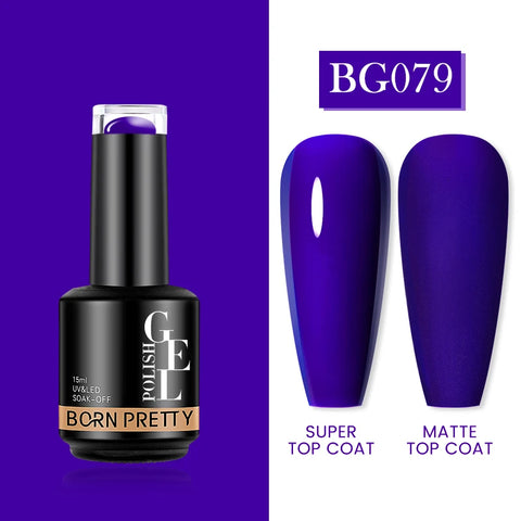 BORN PRETTY Milky Pink Rubber Base Gel Nail Polish