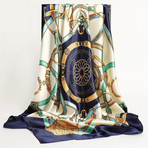 2024 Luxury Silk Shawl Square Scarf