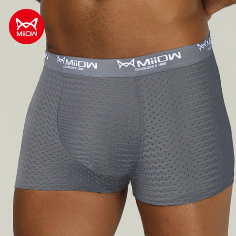 MiiOW Mesh Heren Ondergoed Boxershorts 
