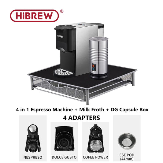 HiBREW 5in1 Coffee Machine - Multiple Capsule Espresso Maker