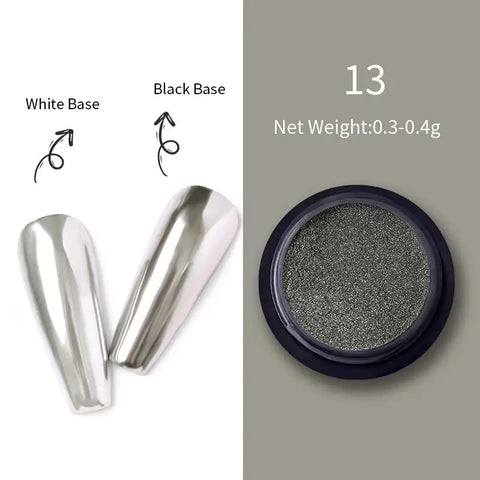 Pearl Aurora Nail Powder - Purple Pink Blue Chrome Glitter