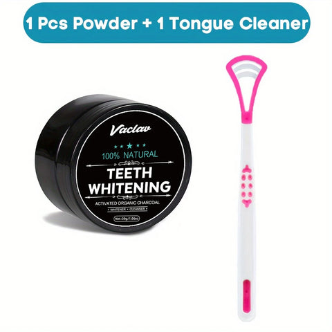 Vaclav Activated Charcoal Teeth Whitening Powder