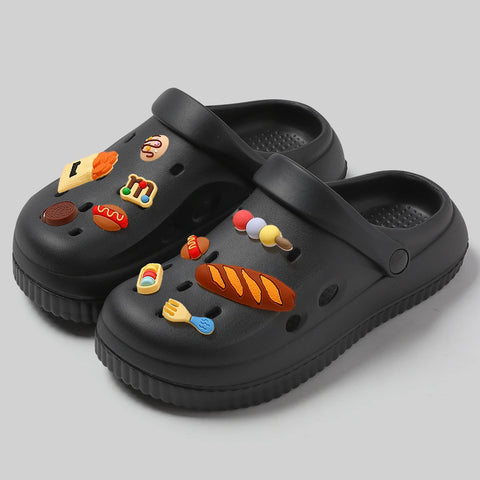 QYCKABY Minimalistische klompen sandalen voor mannen en vrouwen