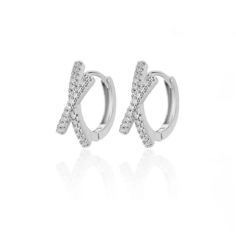 Fashion Rabbit Crystal Hoop Earrings for Women - Animal Jewelry Wedding Gift