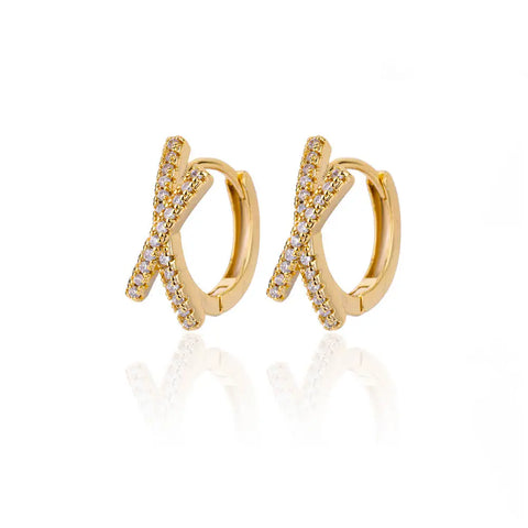 Fashion Rabbit Crystal Hoop Earrings for Women - Animal Jewelry Wedding Gift