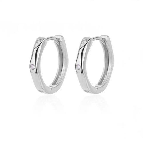 Fashion Rabbit Crystal Hoop Earrings for Women - Animal Jewelry Wedding Gift