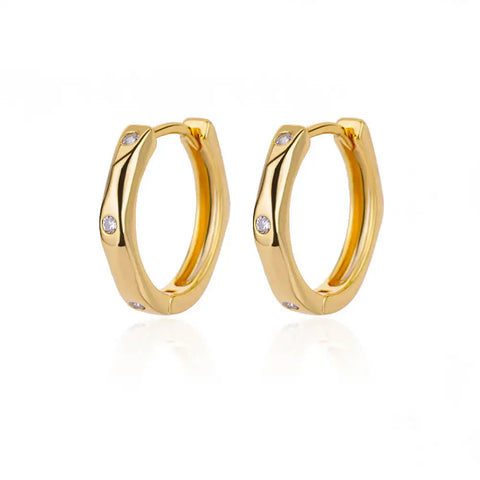 Fashion Rabbit Crystal Hoop Earrings for Women - Animal Jewelry Wedding Gift