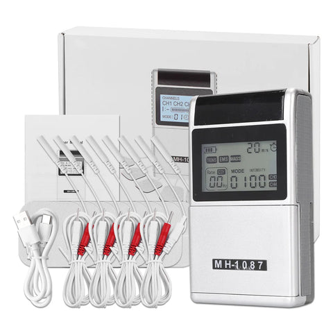EMS TENS Unit Machine - Electric Muscle Therapy Stimulator for Pain Relief
