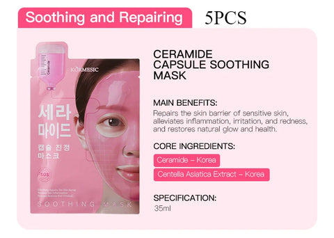 Hyaluronic Acid Ceramide Glutathione Facial Mask Capsules
