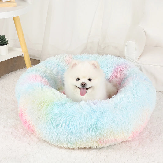Luxury Plush Dog Bed - Large Washable Pet Furniture for Comfort