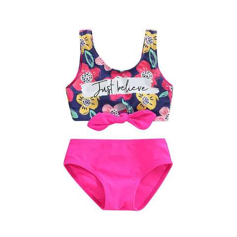 Tregren Floral kinder bikiniset