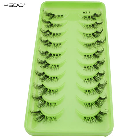 Natural Mink Half Eye Lashes - 5/10/14/20 Pairs