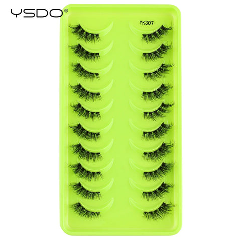 Natural Mink Half Eye Lashes - 5/10/14/20 Pairs