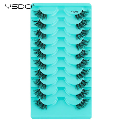 Natural Mink Half Eye Lashes - 5/10/14/20 Pairs