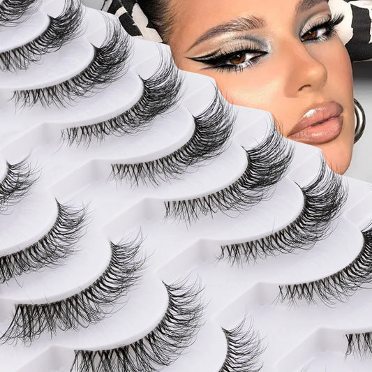 YSDO Natura Cat Eye Lashes - 3/10 Pairs Faux Mink Eyelashes