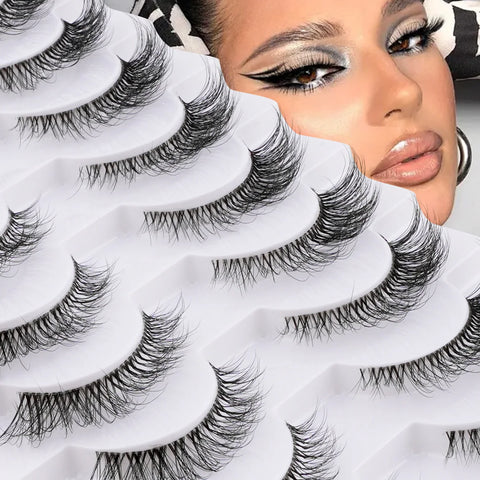 YSDO Natura Cat Eye Lashes - 3/10 Pairs Faux Mink Eyelashes