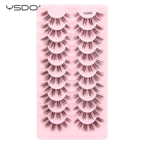 YSDO Cat Eye Lashes - 3D Mink Reusable Eyelashes