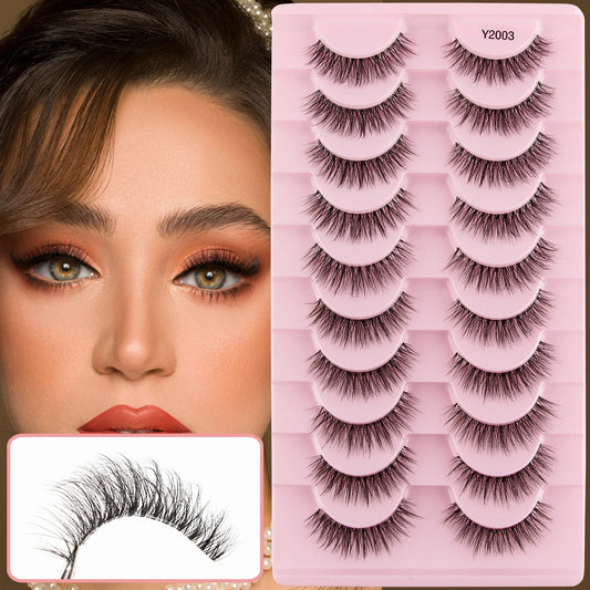 YSDO Cat Eye Lashes - 3D Mink Reusable Eyelashes