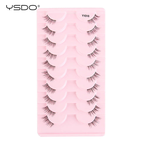 YSDO Half Lashes - 5/7/10 Pairs of Soft Natural Cat Eye Lashes