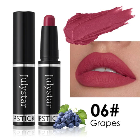 10 Color Nude Brown Matte Lipstick Pen - Waterproof Velvet Lip Tint Pencil