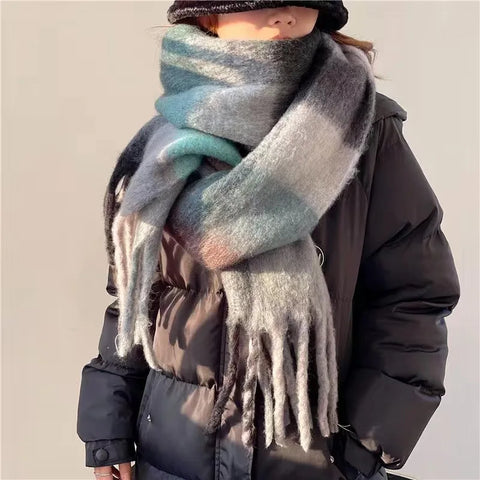 2025 Winter Thick Warm Cashmere Scarf for Women