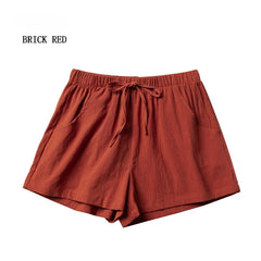 ITOOLIN Women's Casual Linen Workout Shorts