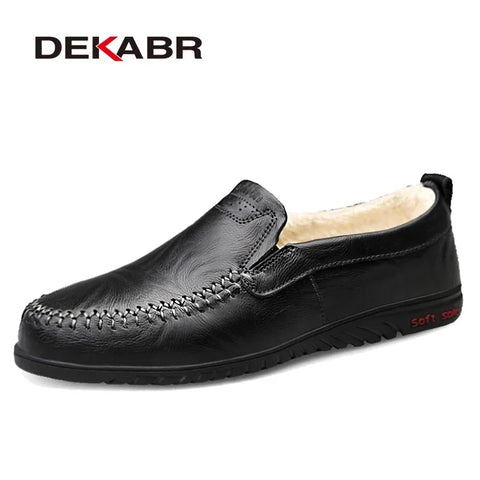 DEKABR Echt leren heren casual schoenen loafers