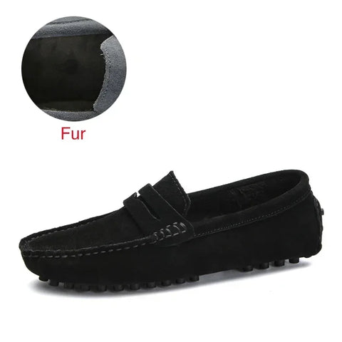 DEKABR Größe 49 Herren Freizeitschuhe - Loafer aus echtem Leder