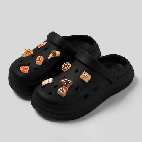 QYCKABY Minimalistische klompen sandalen voor mannen en vrouwen