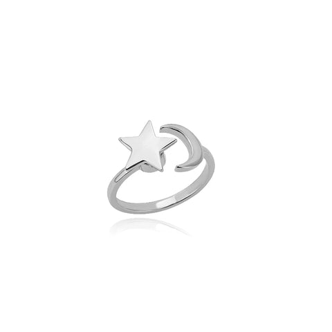 Zircon Rotatable Four Leaf Clover Anxiety Rings for Women - Stainless Steel Fidget Spinner Ring - Aesthetic Jewelry Gift