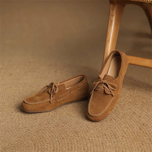 FEDONAS 2025 Women's Suede Leather Loafers