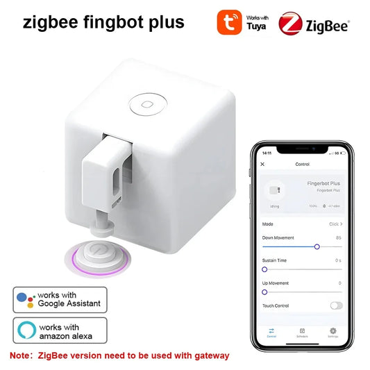 Tuya Zigbee Bluetooth Fingerbot Plus Robot Button Pusher