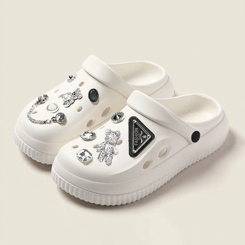 QYCKABY Minimalistische klompen sandalen voor mannen en vrouwen