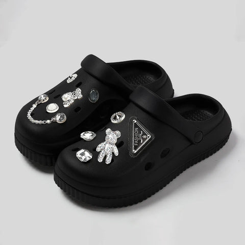 QYCKABY Minimalistische klompen sandalen voor mannen en vrouwen