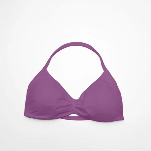 NCLAGEN Strappy Bra Gym Top for Women – High Support Seamless Halter Sports Bra with Pads