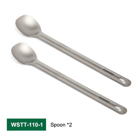 Widesea Camping Titanium Spork - Lightweight Fork and Spoon for Outdoor Adventures
