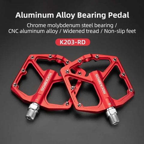 ROCKBROS Ultralight Aluminum Alloy Anti-Slip Bike Pedals for Mountain and Road Cycling