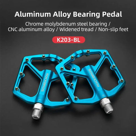 ROCKBROS Ultralight Aluminum Alloy Anti-Slip Bike Pedals for Mountain and Road Cycling