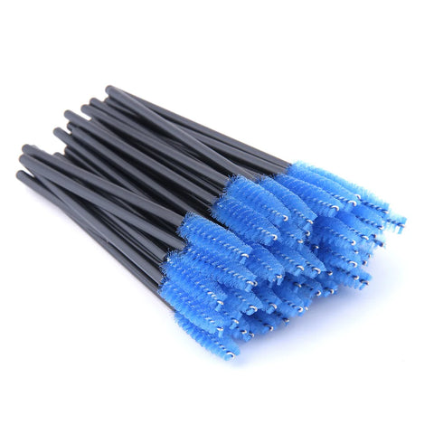 Crystal Eyelash Brushes with Diamond Handle