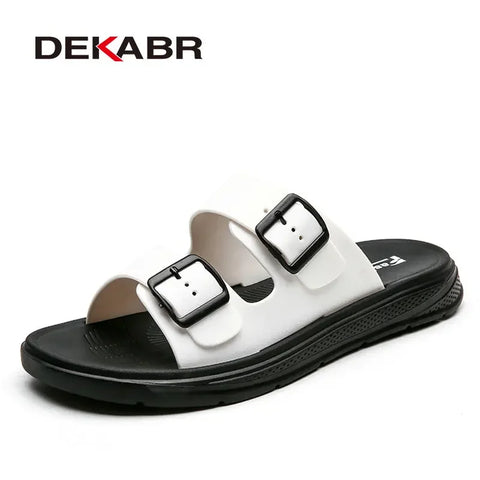 DEKABR Leichte Hausschuhe für Herren – modische Flip-Flops 