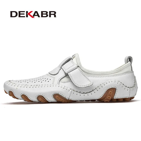 DEKABR Heren Loafers van Echt Leer
