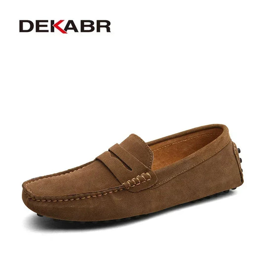 DEKABR Echtleder-Mokassins für Herren 