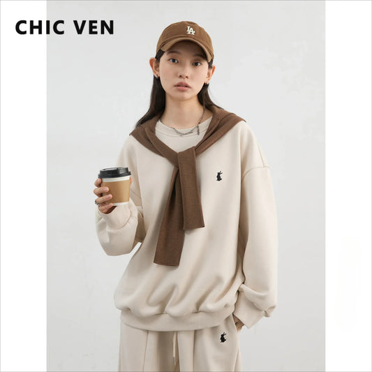 CHIC VEN Women Sweatshirts Set - Autumn Winter 2024