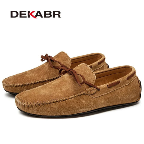 DEKABR Lässige Herrenschuhe aus echtem Leder 